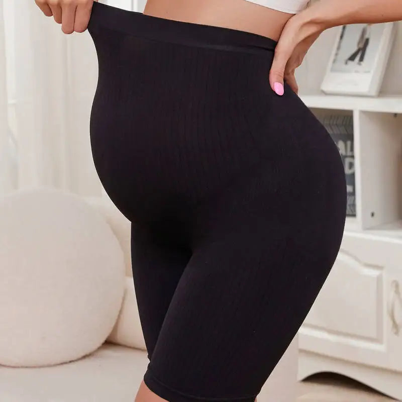 Short gainant post-partum-taille haute, maintien du ventre & effet ventre plat