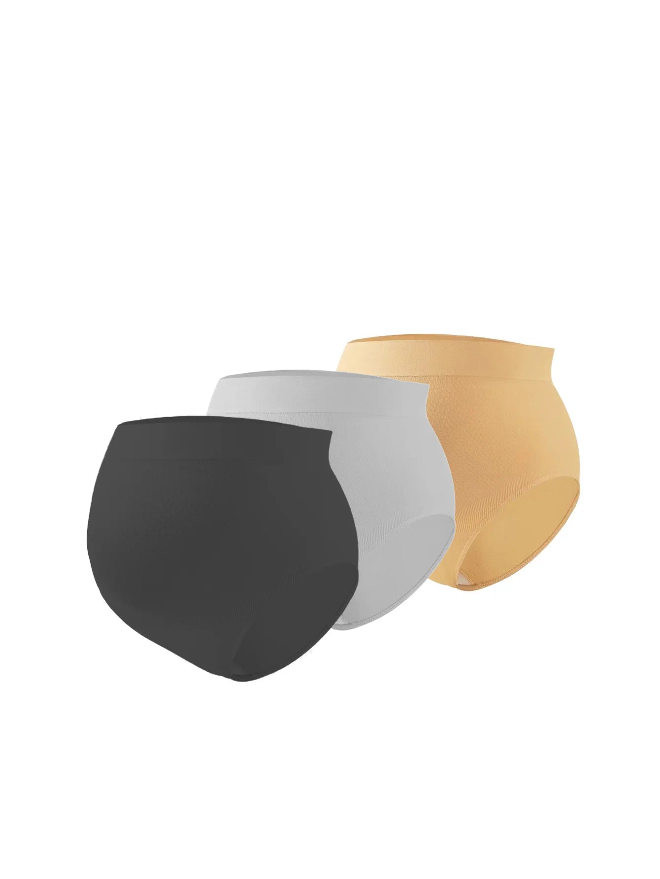 Lot de 3 culottes taille haute gainantes-confort, maintien & sans coutures